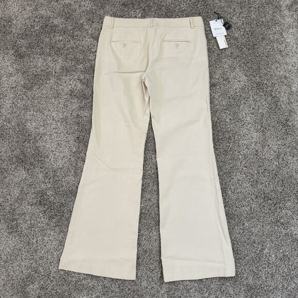 THE LIMITED Editor Mid Rise Beige Flare Leg Dress Pants Women’s Size 8 - Picture 7 of 11